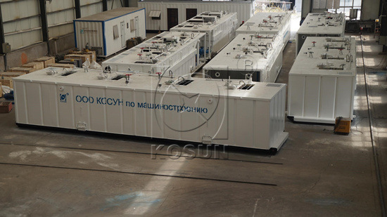 生產完成的固控係統罐體