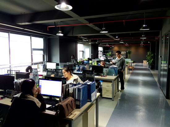 寬敞開放的辦公區