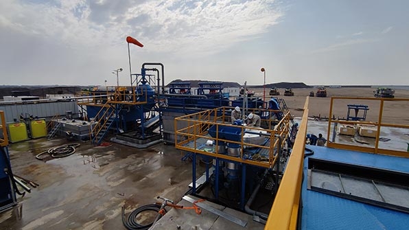 落地油泥熱解工藝預處理階段工藝說明